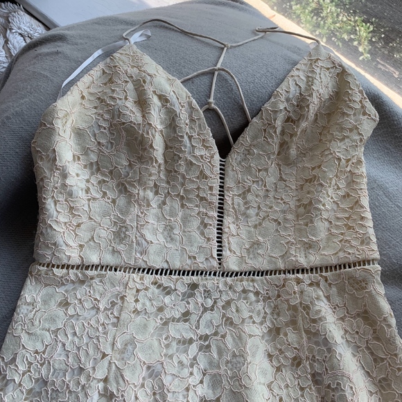 NWT NBD Only Yours Lace Strappy Back Dress - Picture 3 of 5